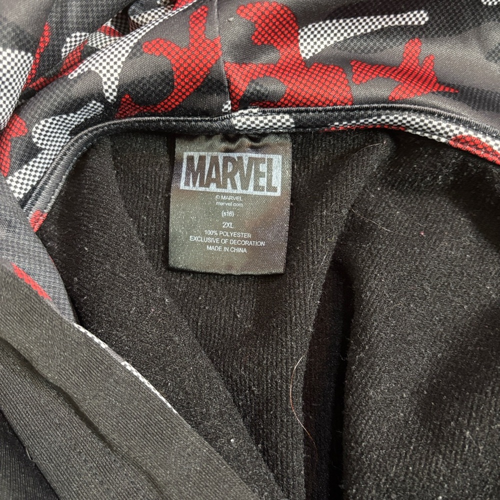 Marvel Black and Red Hoodie - Picture 8 of 8